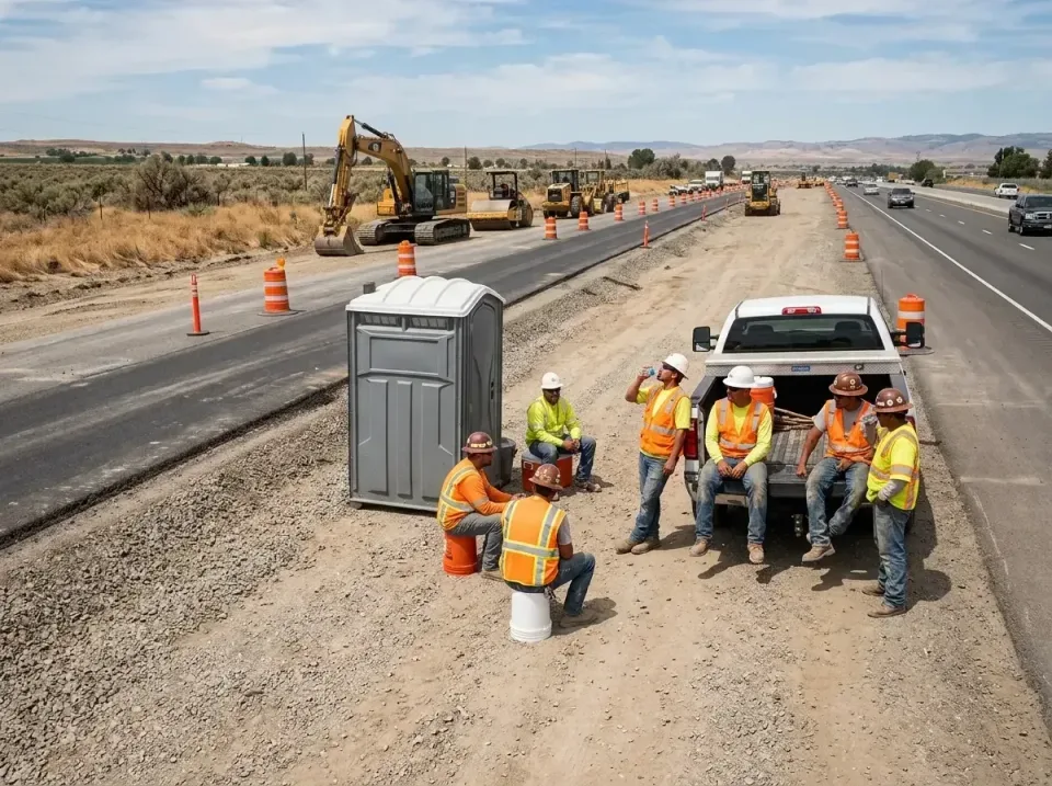 highway-road-construction-crew-007 — frequently asked questions, Porta Potty and Restroom Rentals in Ironton, OH